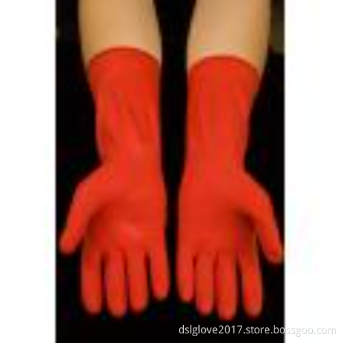 CE ISO Latex cleaning gloves, Rubber cleaning gloves